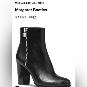 Michael Kors leather booties